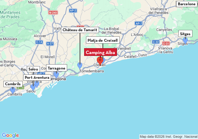 Carte des villes &agrave; visiter