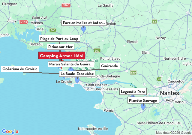 Carte des villes &agrave; visiter