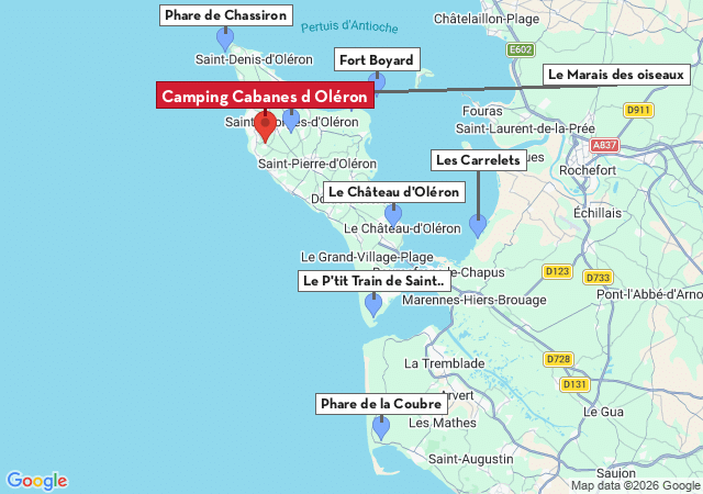Carte des villes &agrave; visiter