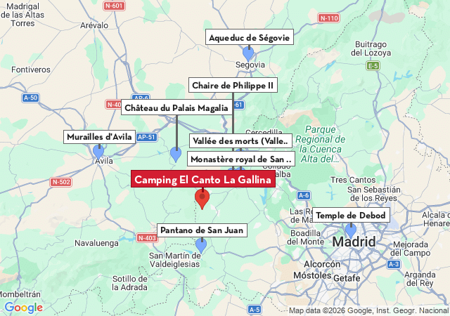 Carte des villes &agrave; visiter