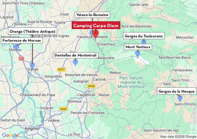 Carte des villes &agrave; visiter