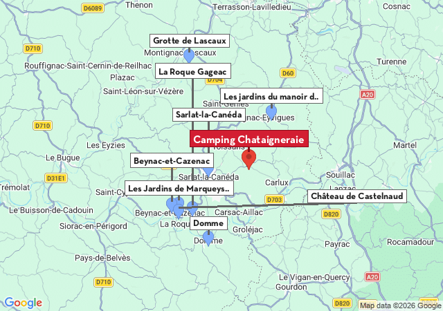 Carte des villes &agrave; visiter