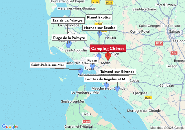 Carte des villes &agrave; visiter