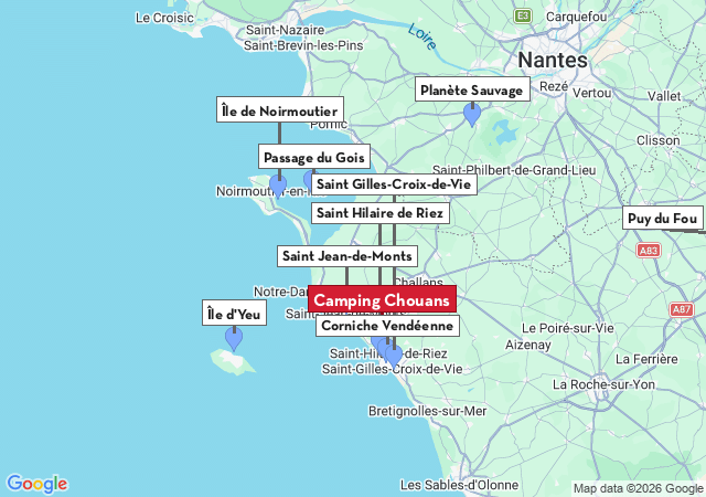 Carte des villes &agrave; visiter