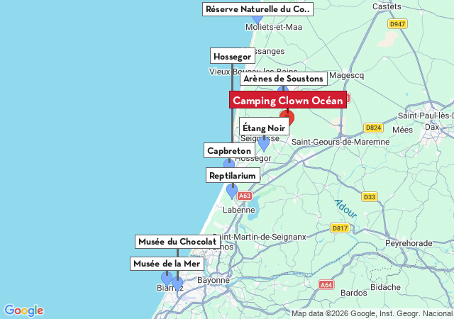 Carte des villes &agrave; visiter