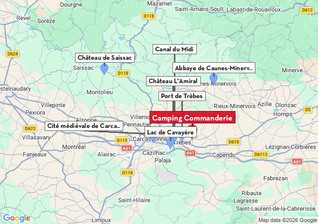 Carte des villes &agrave; visiter