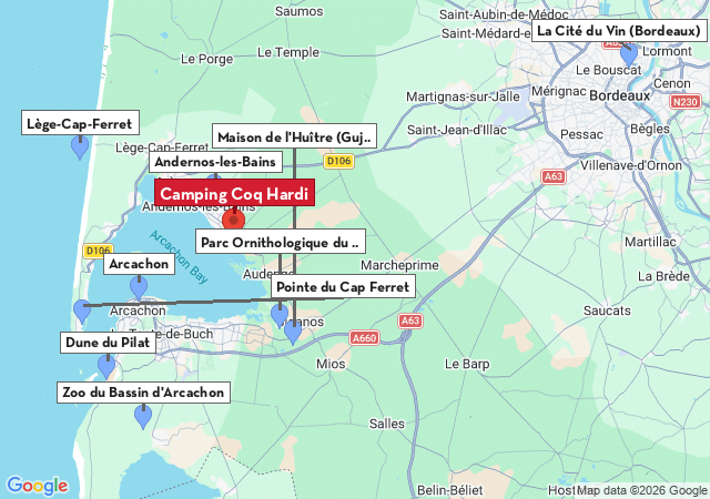 Carte des villes &agrave; visiter