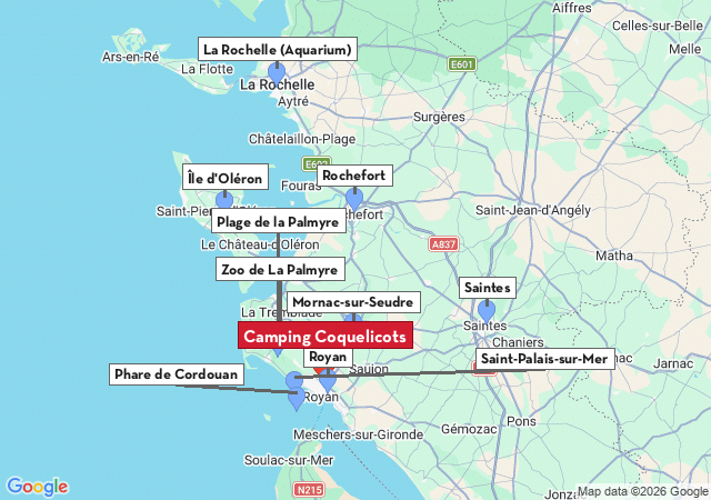 Carte des villes &agrave; visiter