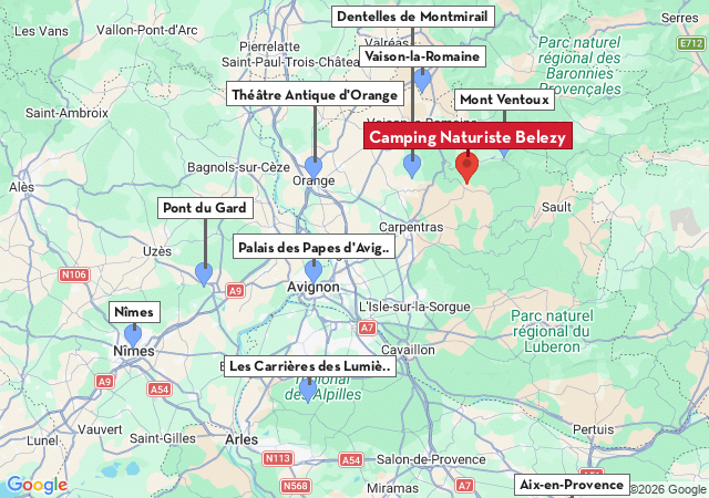 Carte des villes à visiter