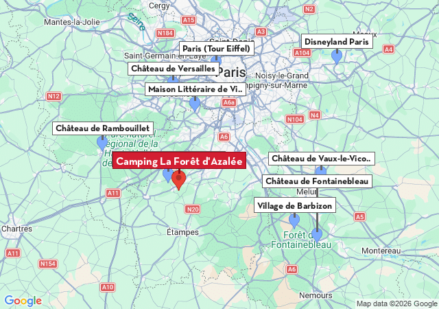 Carte des villes &agrave; visiter