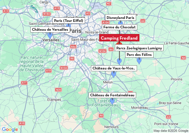 Carte des villes &agrave; visiter