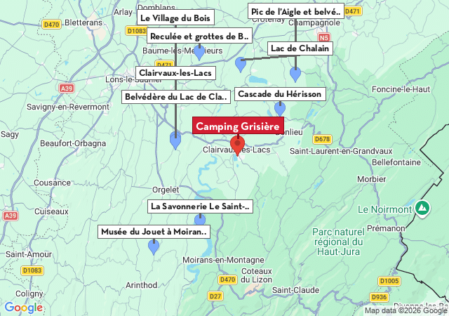 Carte des villes &agrave; visiter