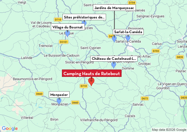Carte des villes &agrave; visiter