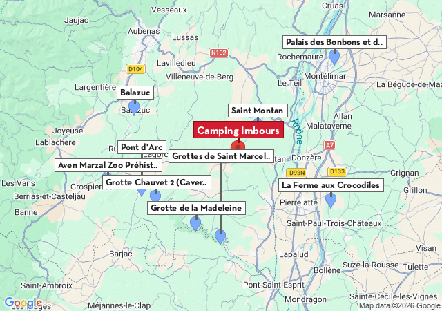 Carte des villes à visiter