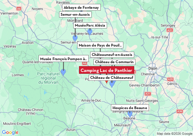 Carte des villes &agrave; visiter