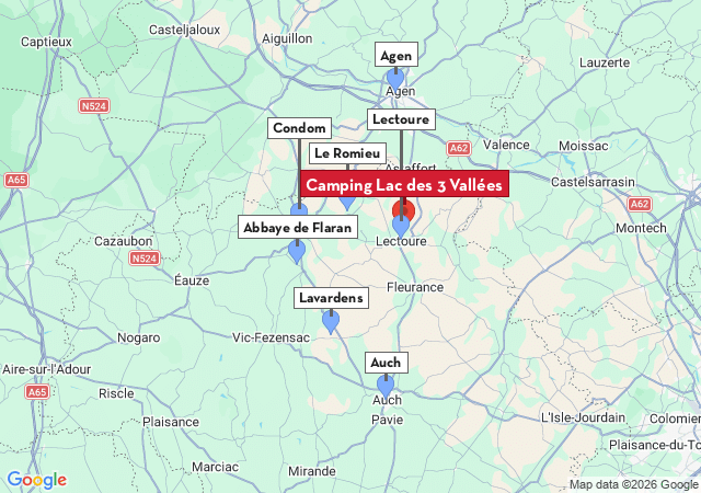 Carte des villes &agrave; visiter