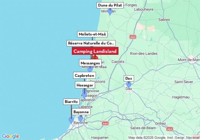 Carte des villes &agrave; visiter