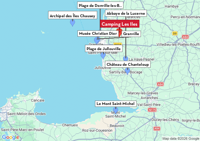 Carte des villes &agrave; visiter