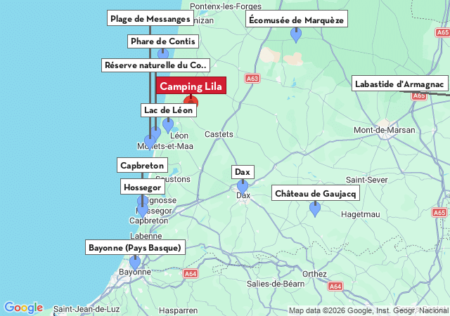 Carte des villes &agrave; visiter