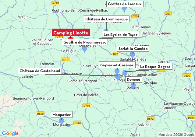Carte des villes &agrave; visiter