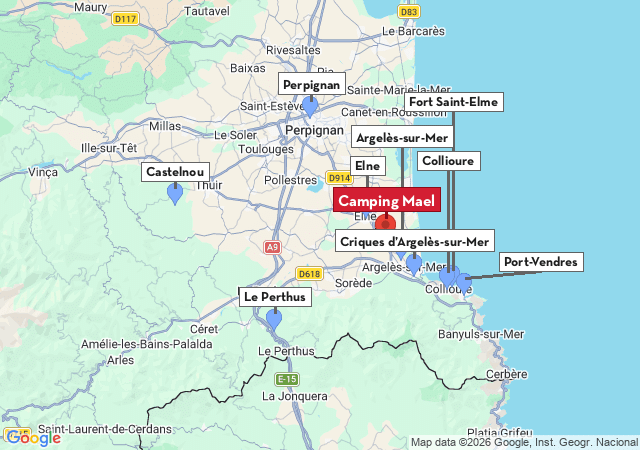 Carte des villes &agrave; visiter
