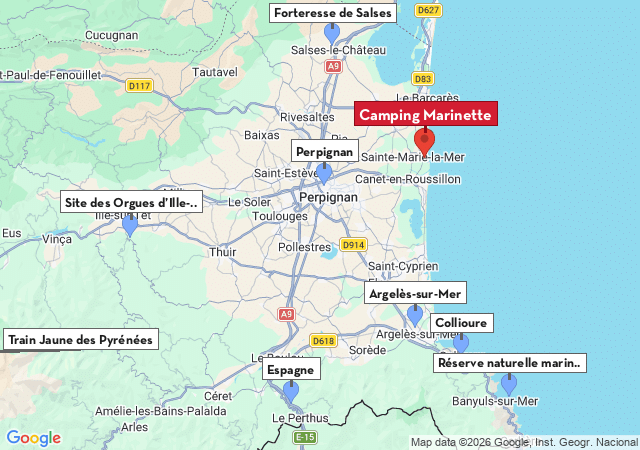 Carte des villes &agrave; visiter