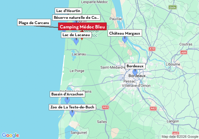Carte des villes &agrave; visiter