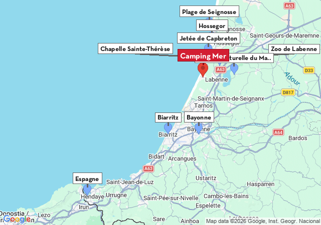 Carte des villes &agrave; visiter