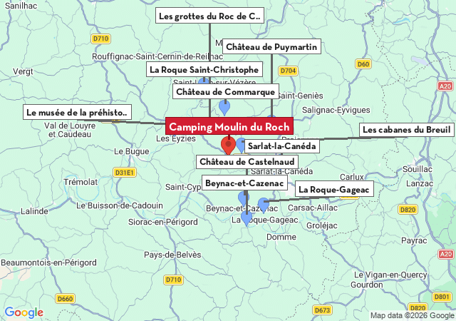 Carte des villes &agrave; visiter