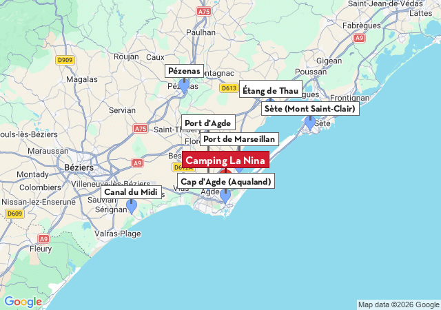 Carte des villes &agrave; visiter