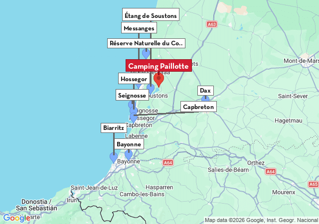 Carte des villes &agrave; visiter