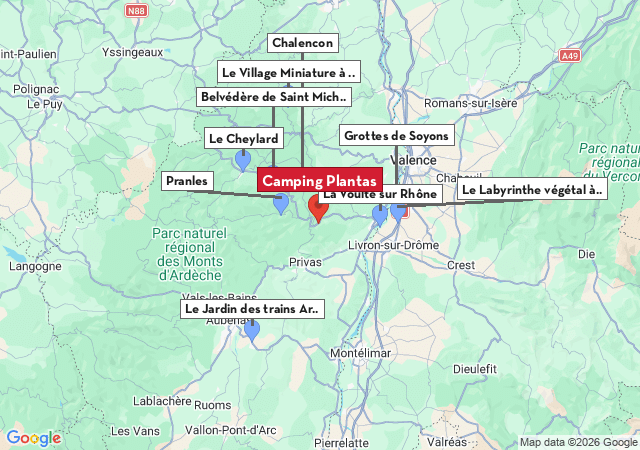 Carte des villes &agrave; visiter