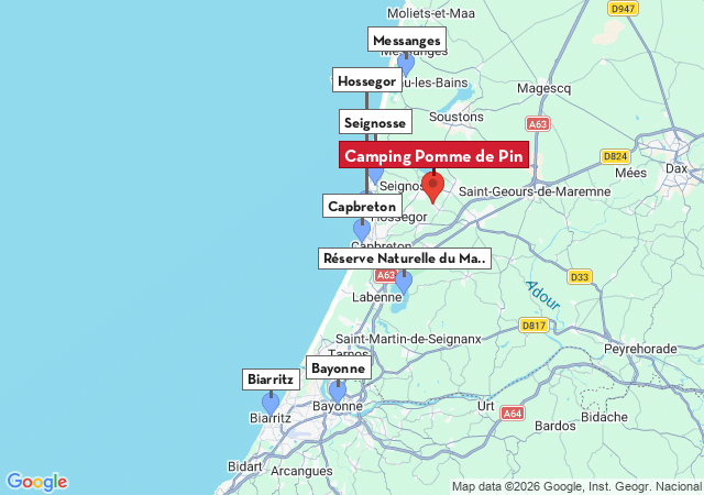 Carte des villes &agrave; visiter