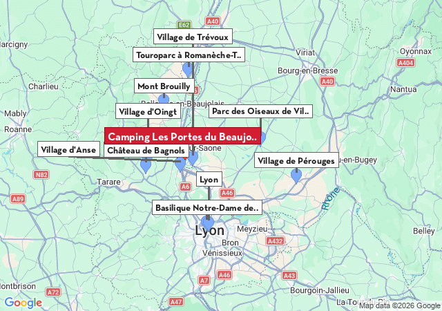 Carte des villes &agrave; visiter