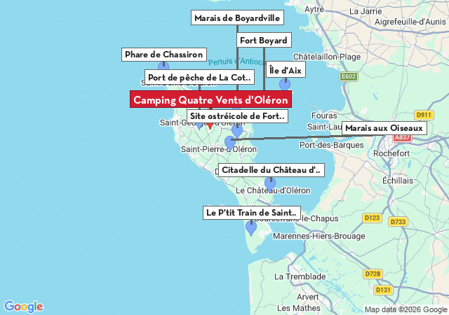 Carte des villes &agrave; visiter