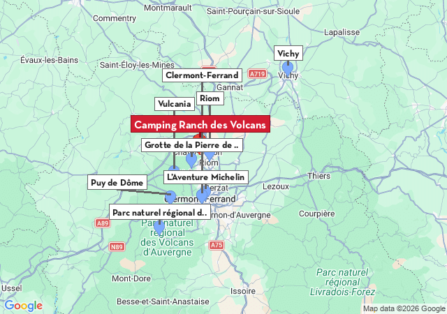 Carte des villes &agrave; visiter