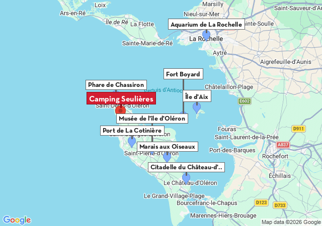 Carte des villes &agrave; visiter