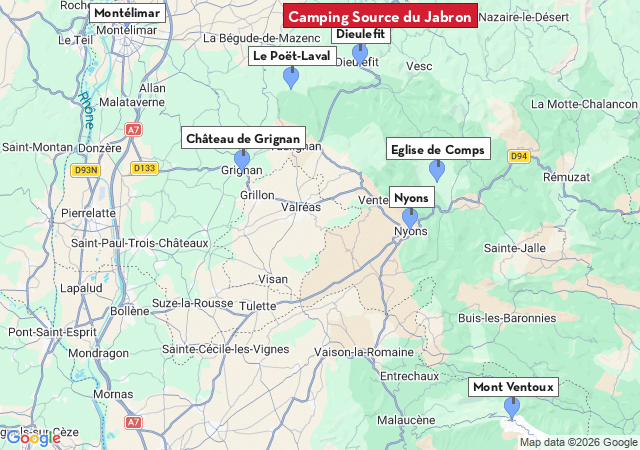 Carte des villes &agrave; visiter
