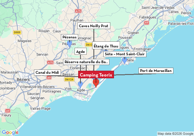 Carte des villes &agrave; visiter