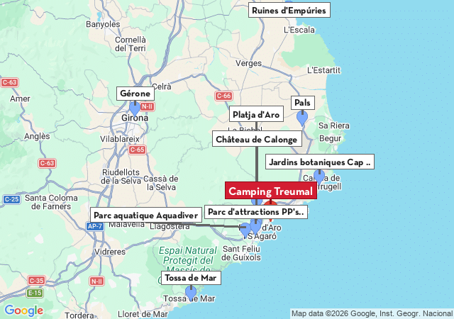 Carte des villes &agrave; visiter