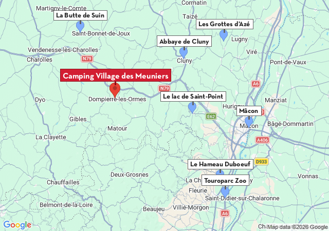 Carte des villes &agrave; visiter