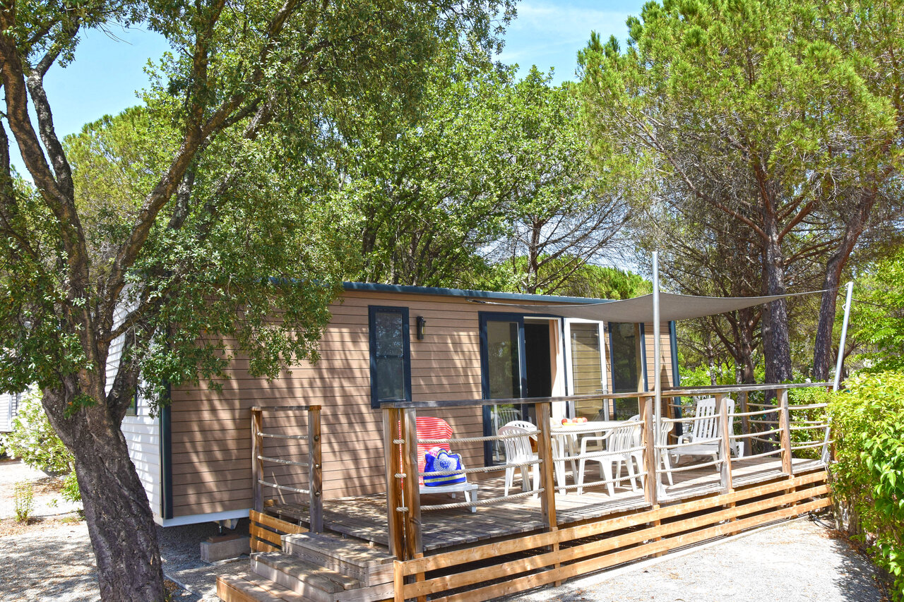 Mobile home au camping CAPFUN La Baume - La Palmeraie � Fr�jus (83).