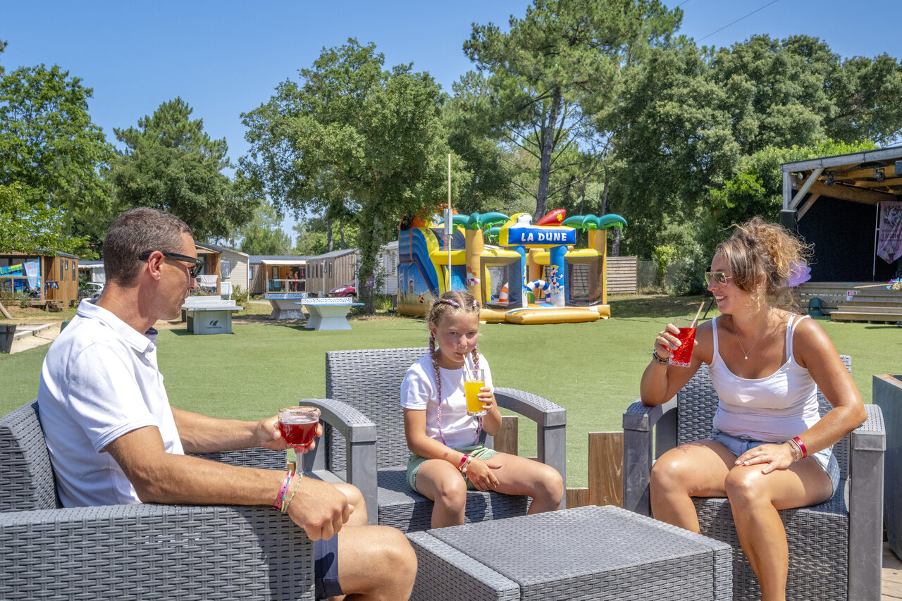 D�tente et jeux gonflables au camping VAGUES OCEANES Boudigau � LABENNE OCEAN (40).