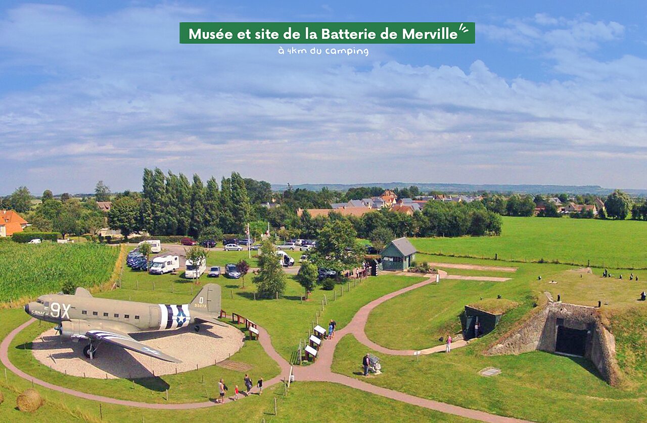 Mus�e et site de la Batterie de Merville, lieu historique � visiter pr�s de Varaville.
