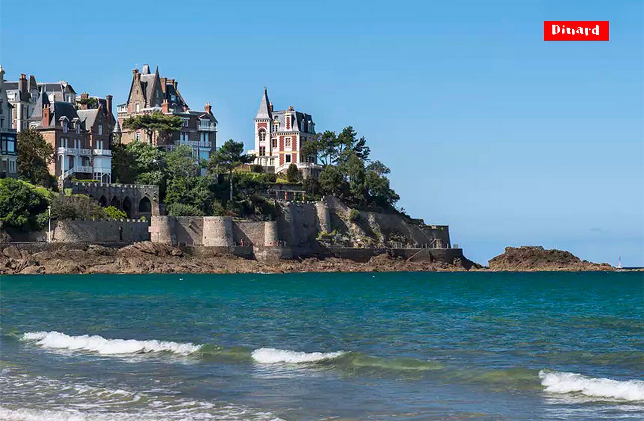 Villas historiques et front de mer de Dinard, ville � visiter en Bretagne.
