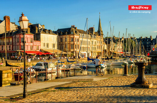 Vieux port pittoresque de Honfleur, Normandie, avec bateaux et maisons color�es.