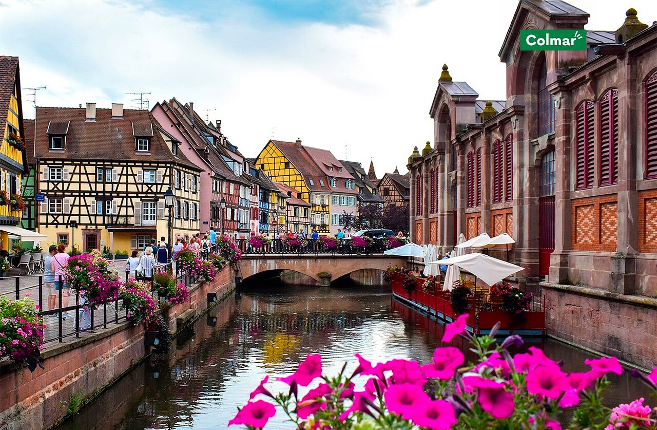 Quartier de la Petite Venise � Colmar, Alsace, lieu touristique � visiter.
