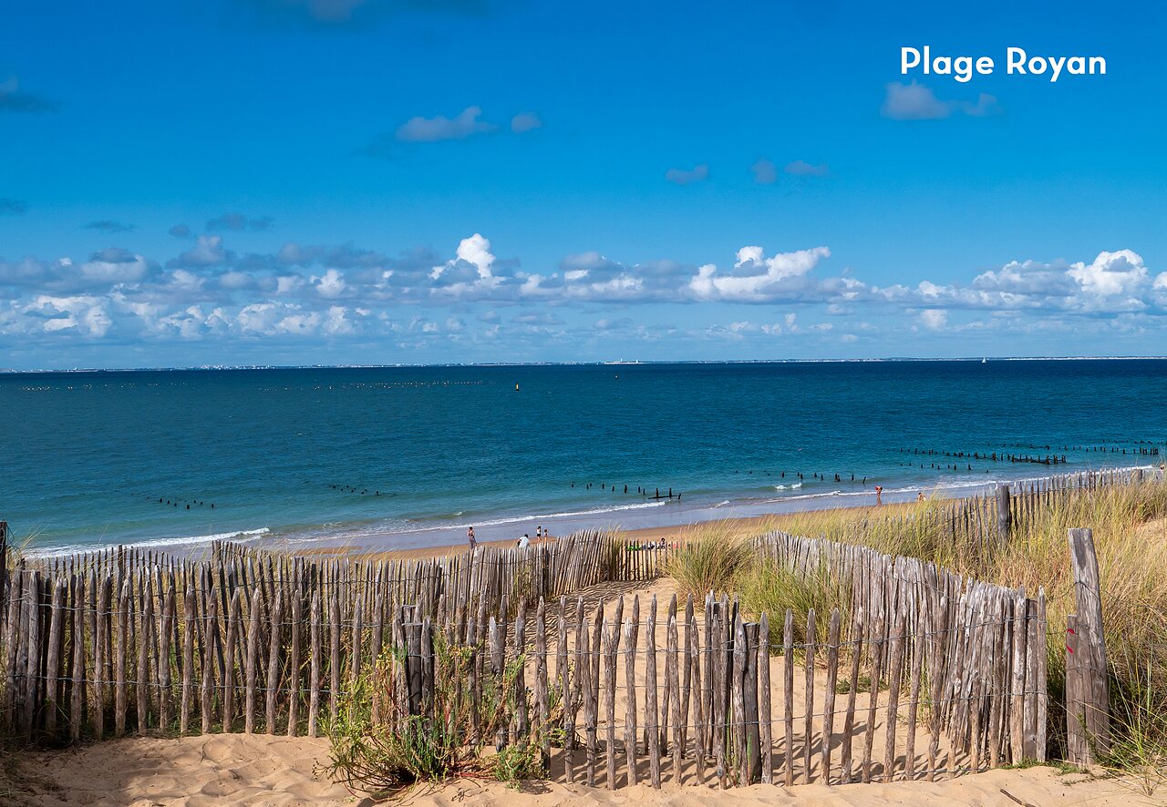 Plage de sable fin � Royan, Charente-Maritime, id�ale pour se d�tendre.