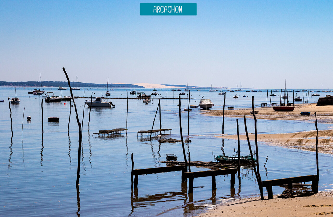 Bassin d'Arcachon, bateaux traditionnels et Dune du Pilat, lieu � visiter.