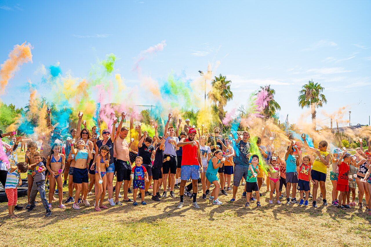 Animation color�e pour tous au camping CAPFUN El Moli � Elne (66).